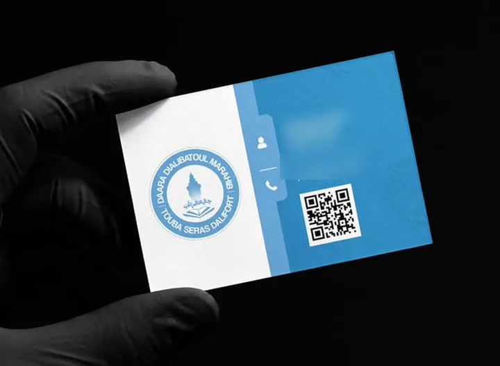 Carte de membre du daara Dialibatoul Marahib